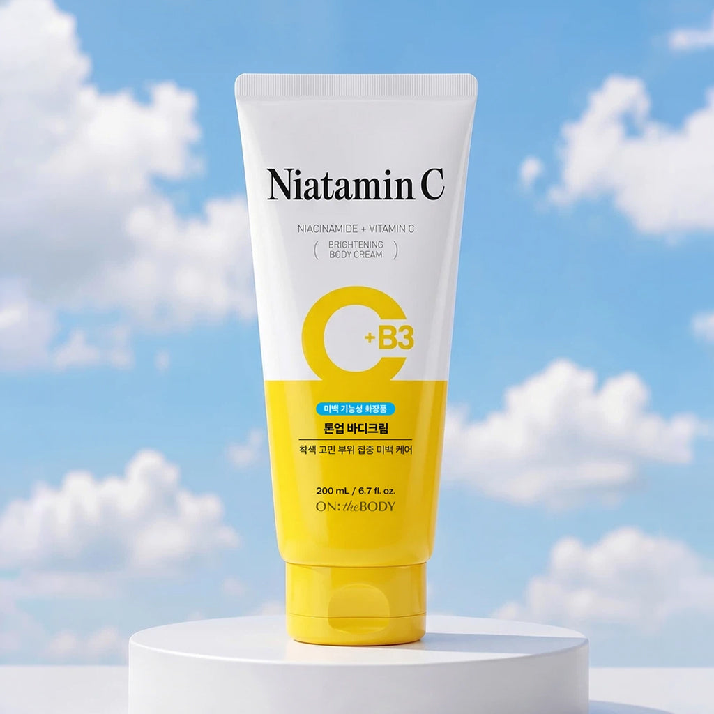 [DAISO] ON THE BODY Niatamin C Brightening Body Cream - 200ml