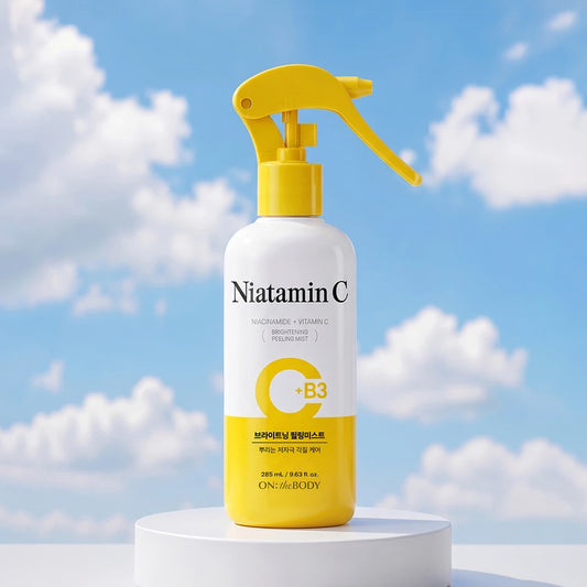 [DAISO] ON THE BODY Niatamin C Brightening Peeling Mist - 285ml