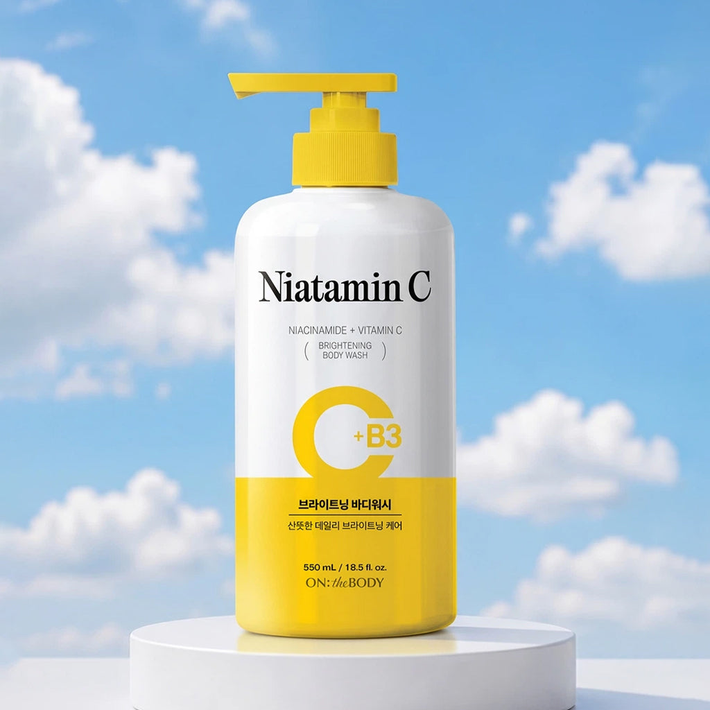 [DAISO] ON THE BODY Niatamin C Brightening Body Wash - 550ml