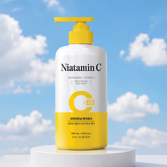 [DAISO] ON THE BODY Niatamin C Brightening Body Wash - 550ml