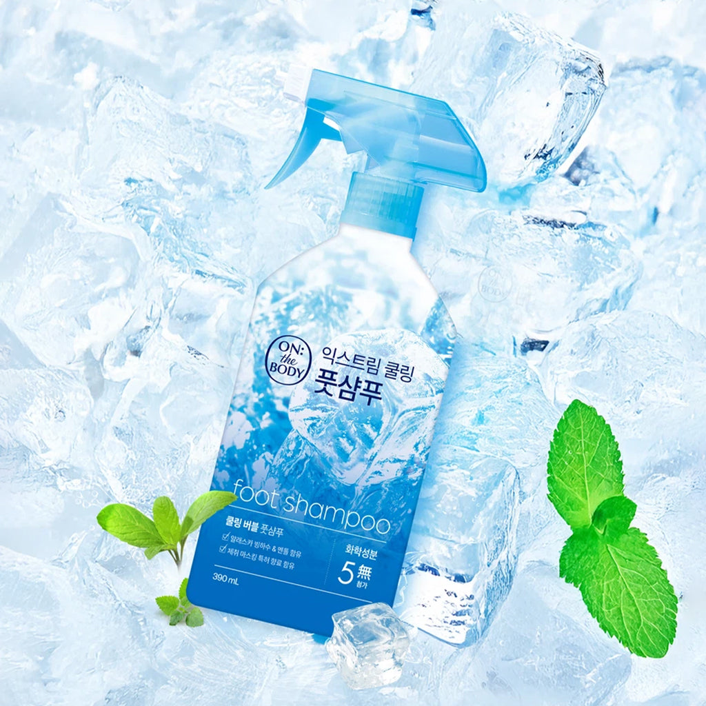 [DAISO] ON THE BODY Extreme Cooling Foot Shampoo - 390ml