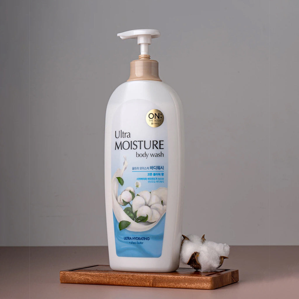[DAISO] ON THE BODY Ultra Moisture Body Wash Cotton Flower Scent - 785ml