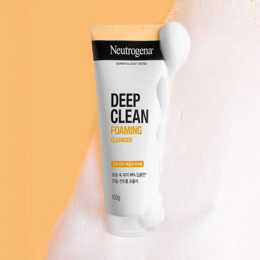 [DAISO] NEUTROGENA Deep Cleean Foaming Cleanser - 100g