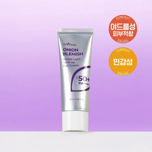 [DAISO] ISNTREE Onion Blemish Purple Light Tone-up Sun Cream - 40ml