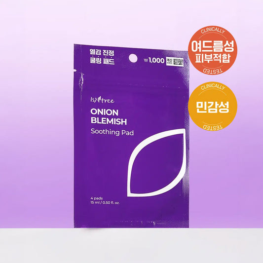 [DAISO] ISNTREE Onion Blemish Soothing Pad - 1pack (15mlx4ea)