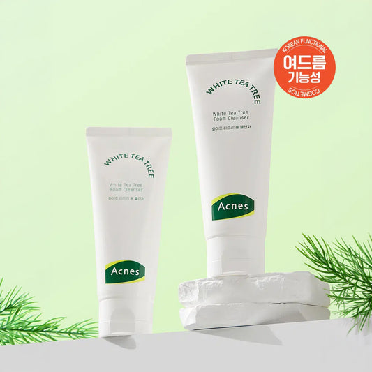 [DAISO] ACNES White Tea Tree Foam Cleanser - 100ml