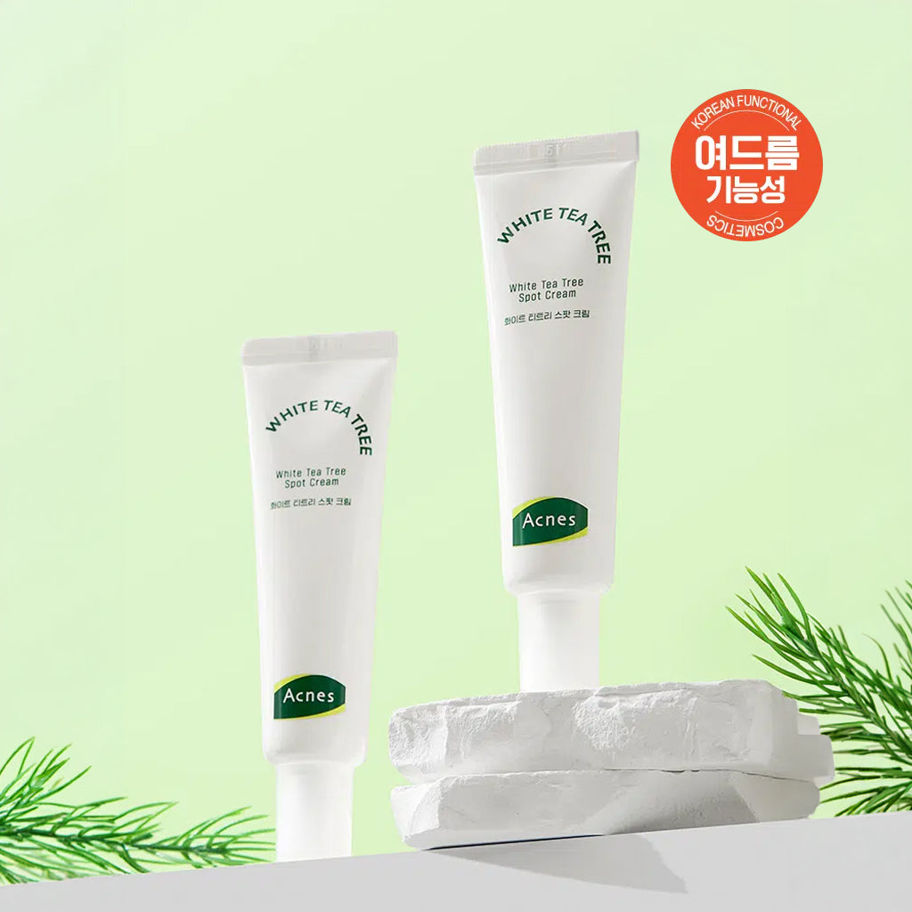 [DAISO] ACNES White Tea Tree Spot Cream - 30ml