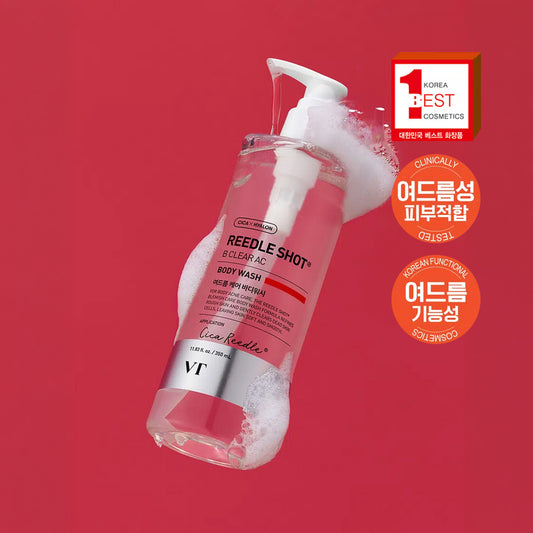 [DAISO] VT Reedle Shot B Clear AC Body Wash - 350ml