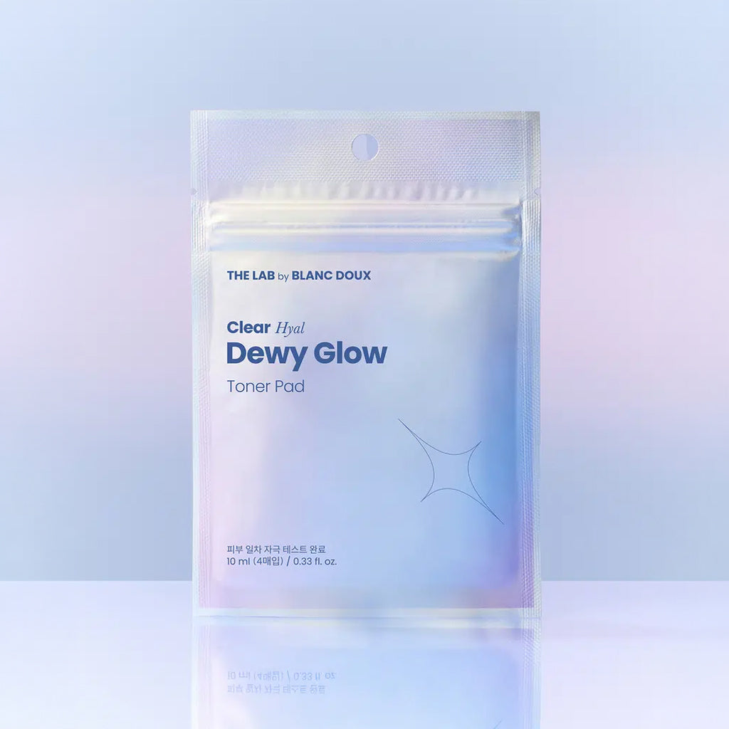 [DAISO] THE LAB BY BLANC DOUX Clear Hyal Dewy Glow Toner Pad - 1pack (10mlx4ea)