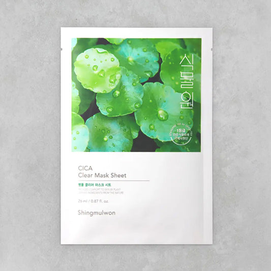 [DAISO] SHINGMULWON Cica Clear Mask Sheet - 26ml