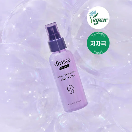 [DAISO] Dinsee The Glow Aurora NMN PDRN Radiance Ampoule Mist - 100ml