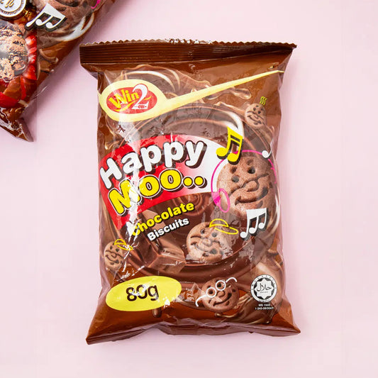 [DAISO] HAPPYMOO Chocolate Biscuit - 80g