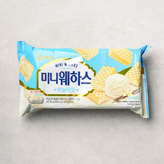 [DAISO] CHEONGWOO Mini Wafer Vanilla Flavor - 80g