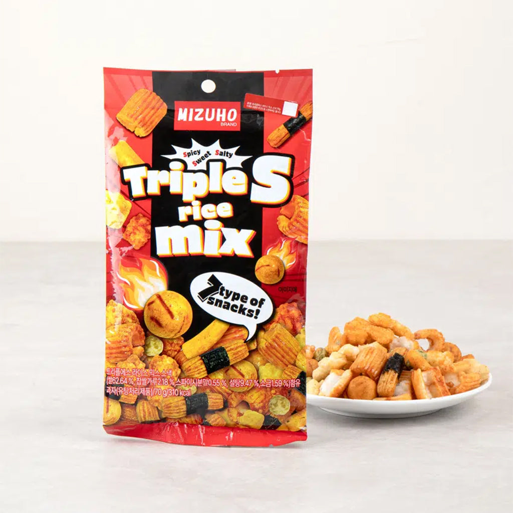 [DAISO] Triple S Rice Mix Snack - 70g