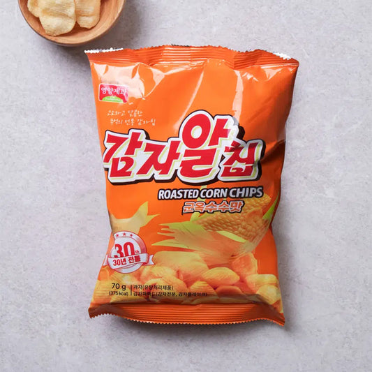 [DAISO] Potato Ball Chips Roasted Corn Flavor - 70g