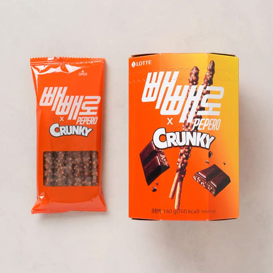 [DAISO] Octagonal LOTTE Crunky Pepero - 140g