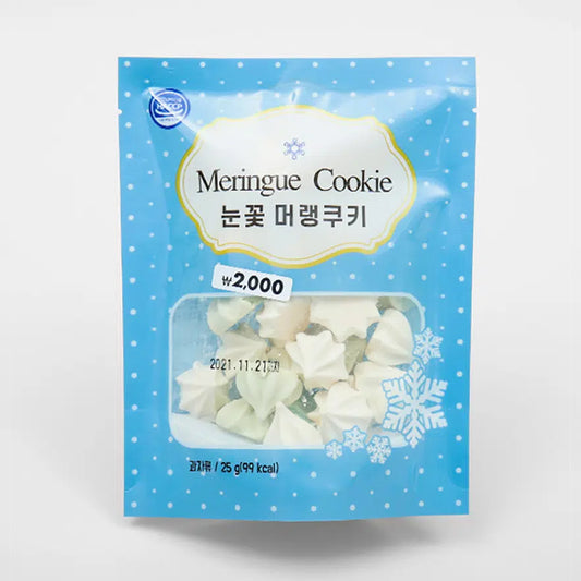 [DAISO] Snowflake Meringue Cookies - 25g