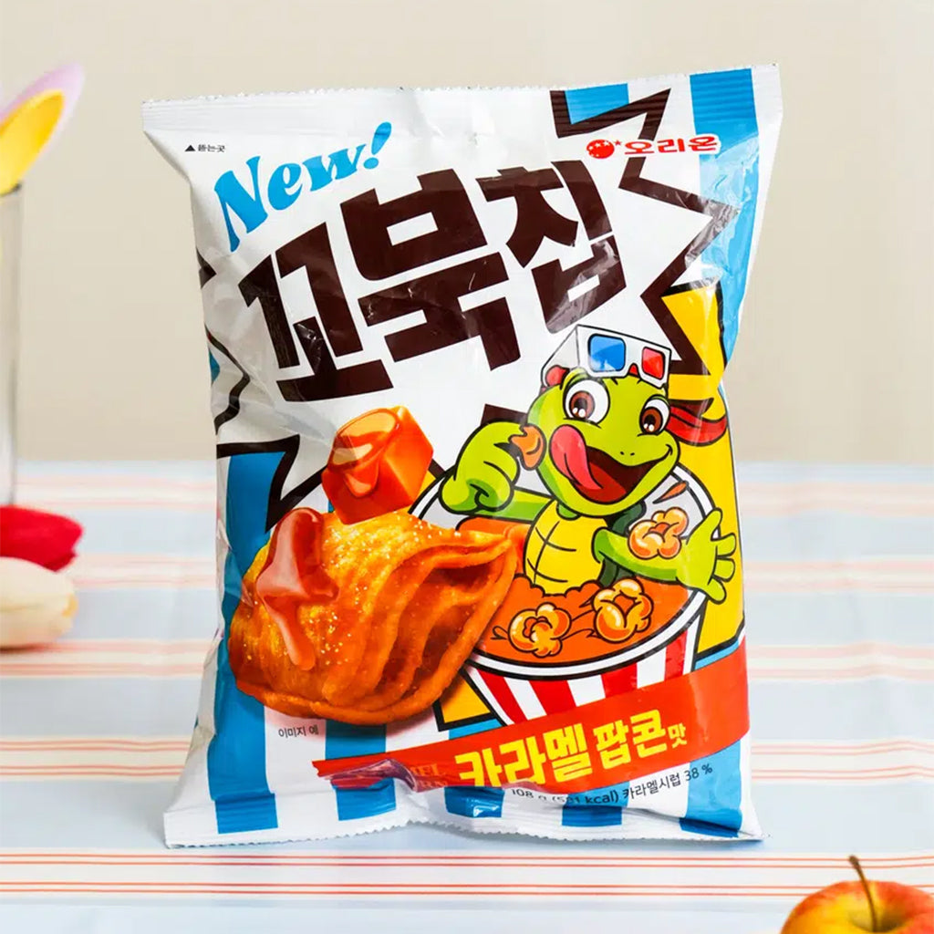 [DAISO] Orion Turtle Chips Caramel Popcorn Flavor - 108g