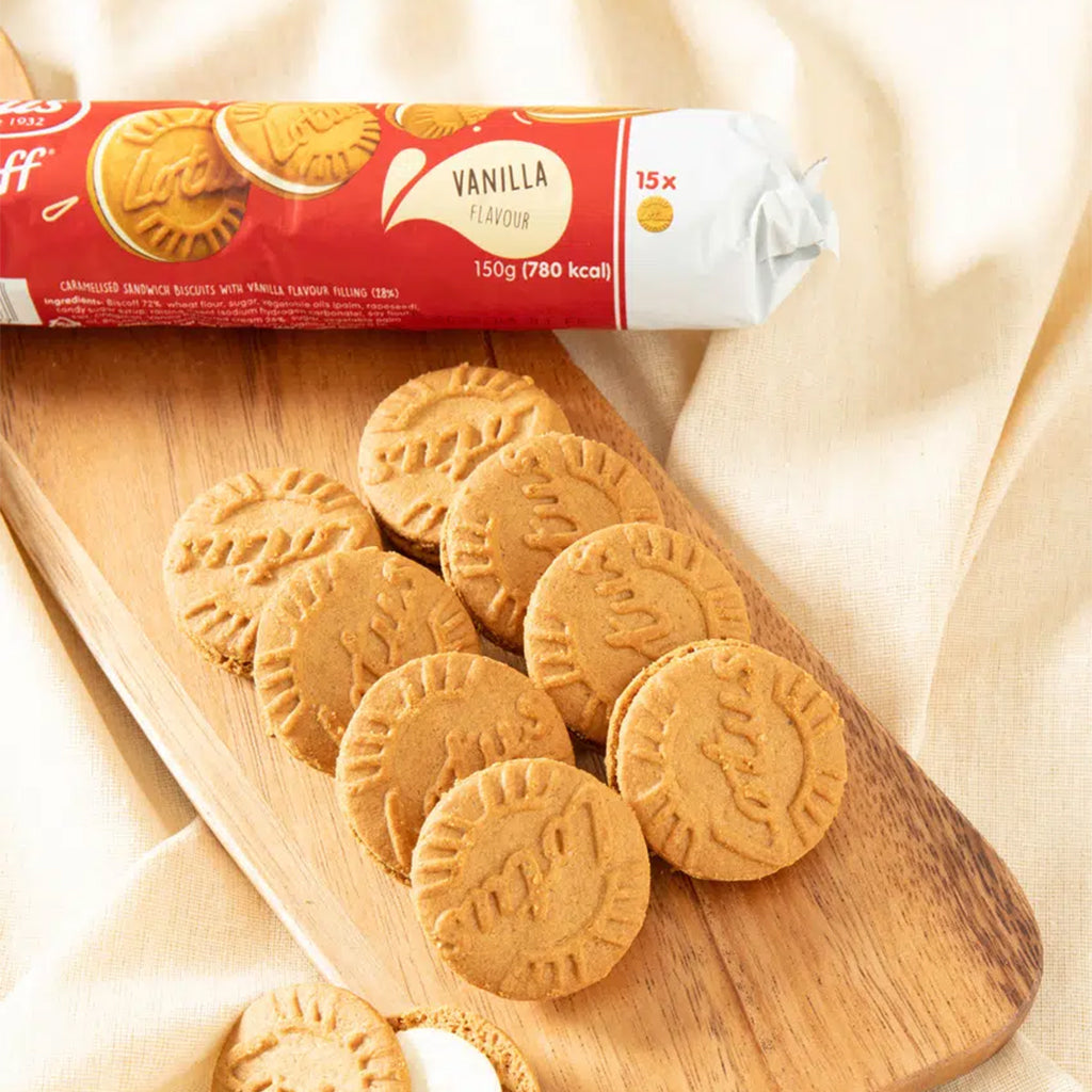 [DAISO] Lotus Biscoff Sandwich Vanilla - 150g