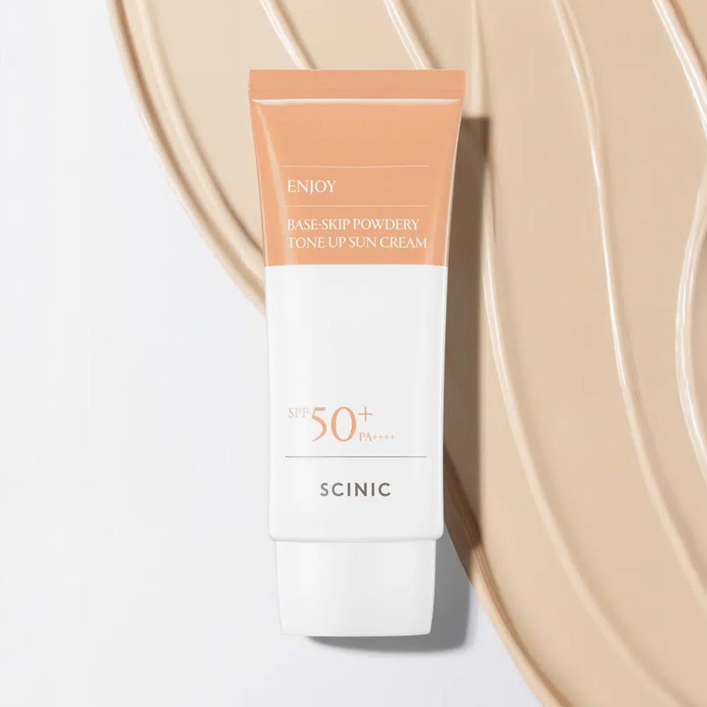 [DAISO] SCINIC Enjoy Base Skip Powdery Tone Up Sun Cream (SPF50+PA++++) - 60g