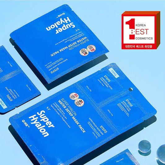 [DAISO] VT Super Hyalon Water 3-Step Mask Pack - 1ea (1.5g+21g+1.5g)