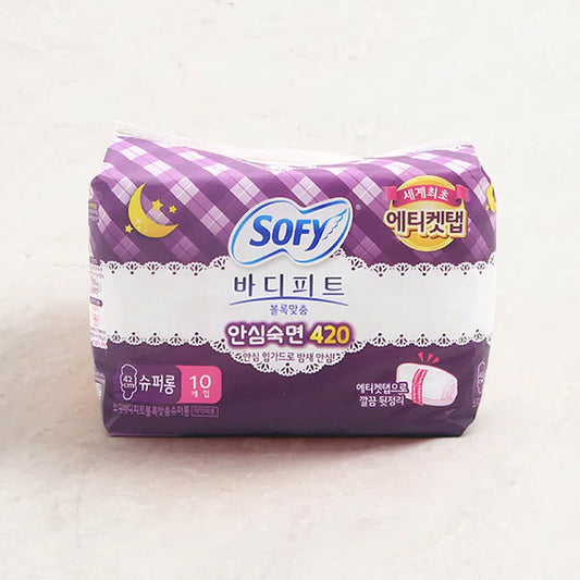 [DAISO] SOFY Bodyfit Relaxing Sleep Super Lang – 1 Packung (10 Stück)