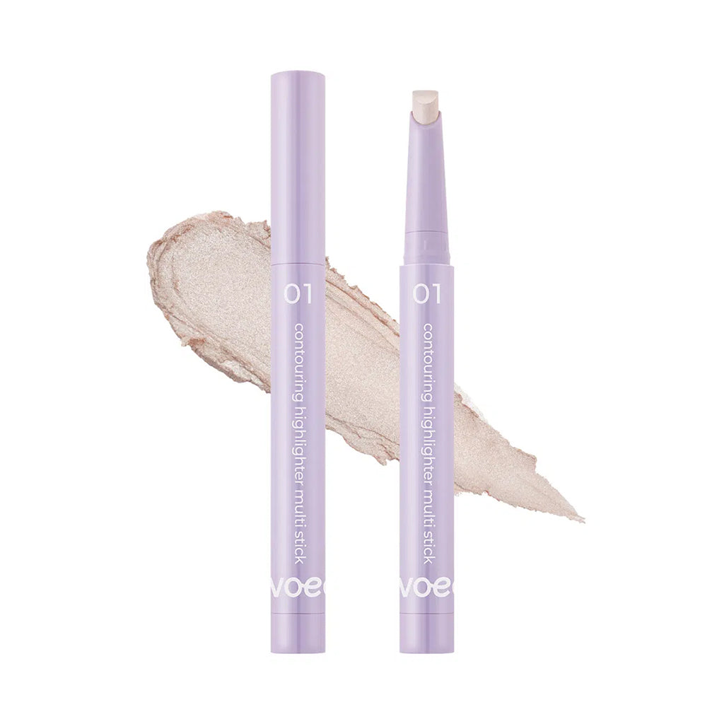 [DAISO] TWOEDIT Contouring Highlighter Multi Stick (01 Veil Light) - 1.0g