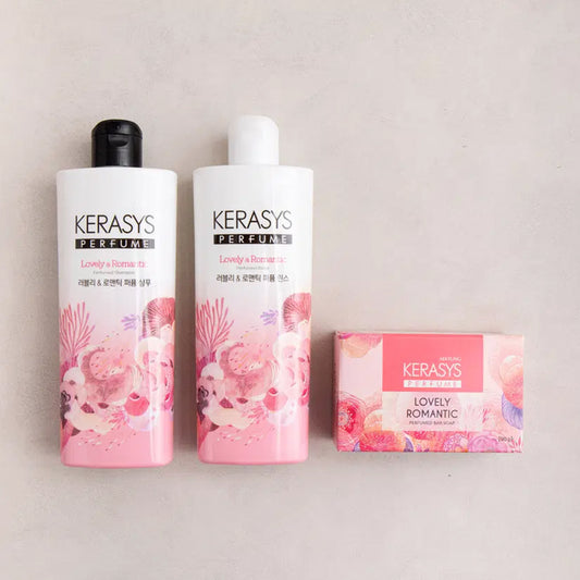 [DAISO] KERASYS Perfume Lovely & Romantic Gift Set - 1pack (3items)