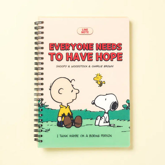[DAISO] PEANUTS Vintage Line Notebook (A5/80Sheets) - 1ea