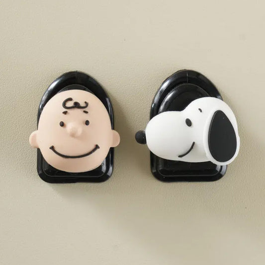 [DAISO] PEANUTS Adhesive Car Hook - 2ea