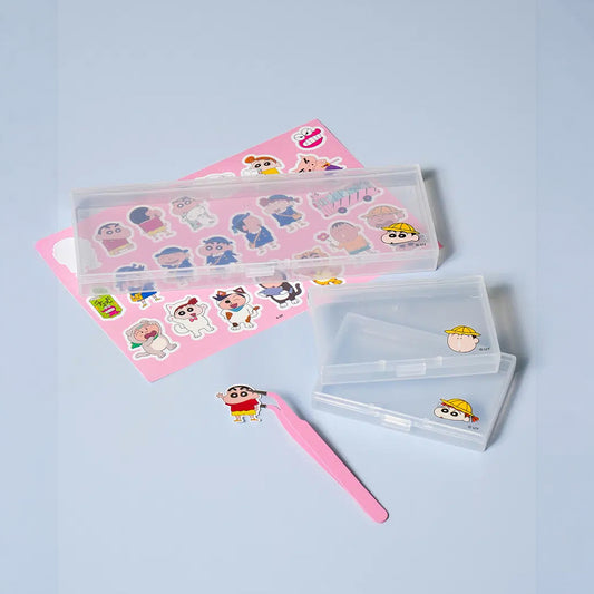 [DAISO] Crayon Shin-chan Deco Sticker Case - 1pack (4items)