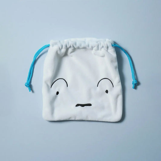 [DAISO] Crayon Shin-chan String Pouch Shiro - 1ea