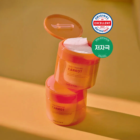 [DAISO] SOMISOME Carrot Calming Pad - 1pack (40pcs)