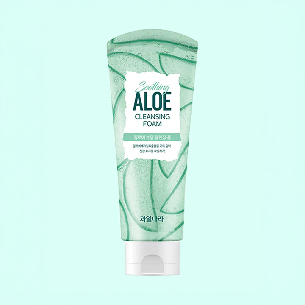 [DAISO] KWAILNARA Aloe Soothing Cleansing Foam - 130g