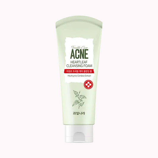 [DAISO] KWAILNARA Acne Heartleaf Cleansing Foam - 130g