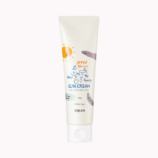 [DAISO] KWAILNARA Daily & My Family Sun Cream (SPF50+PA++++) - 120g