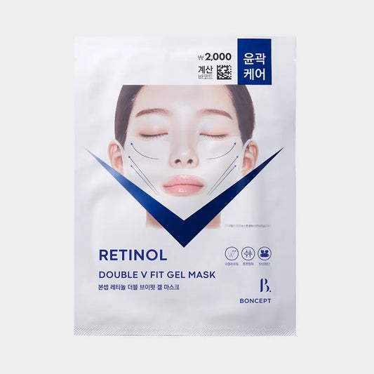 [DAISO] BONCEPT Retinol Double V Fit Gel Mask - 22g