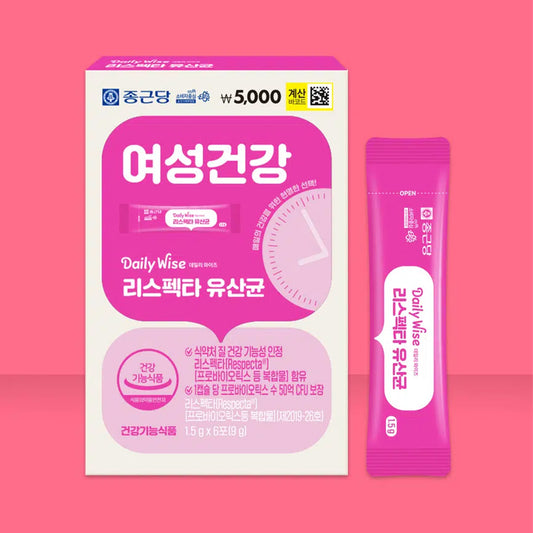[DAISO] CKD Dailywise Respecta Probiotics 6 Days - 1pack (1.5g x 6ea)