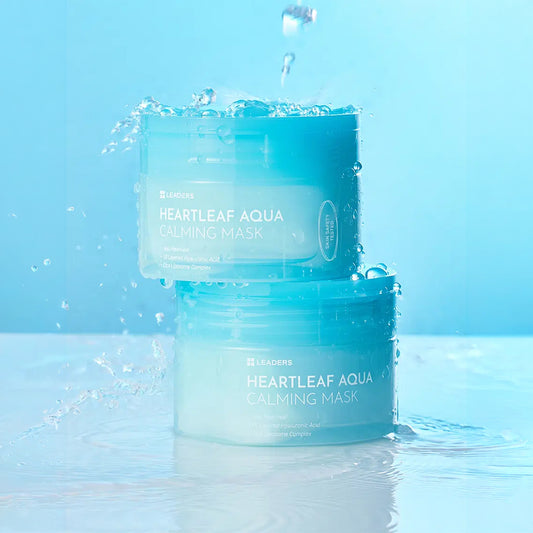 [DAISO] LEADERS Heartleaf Hydrating Calming Mask - 1pack (160ml x 14ea)