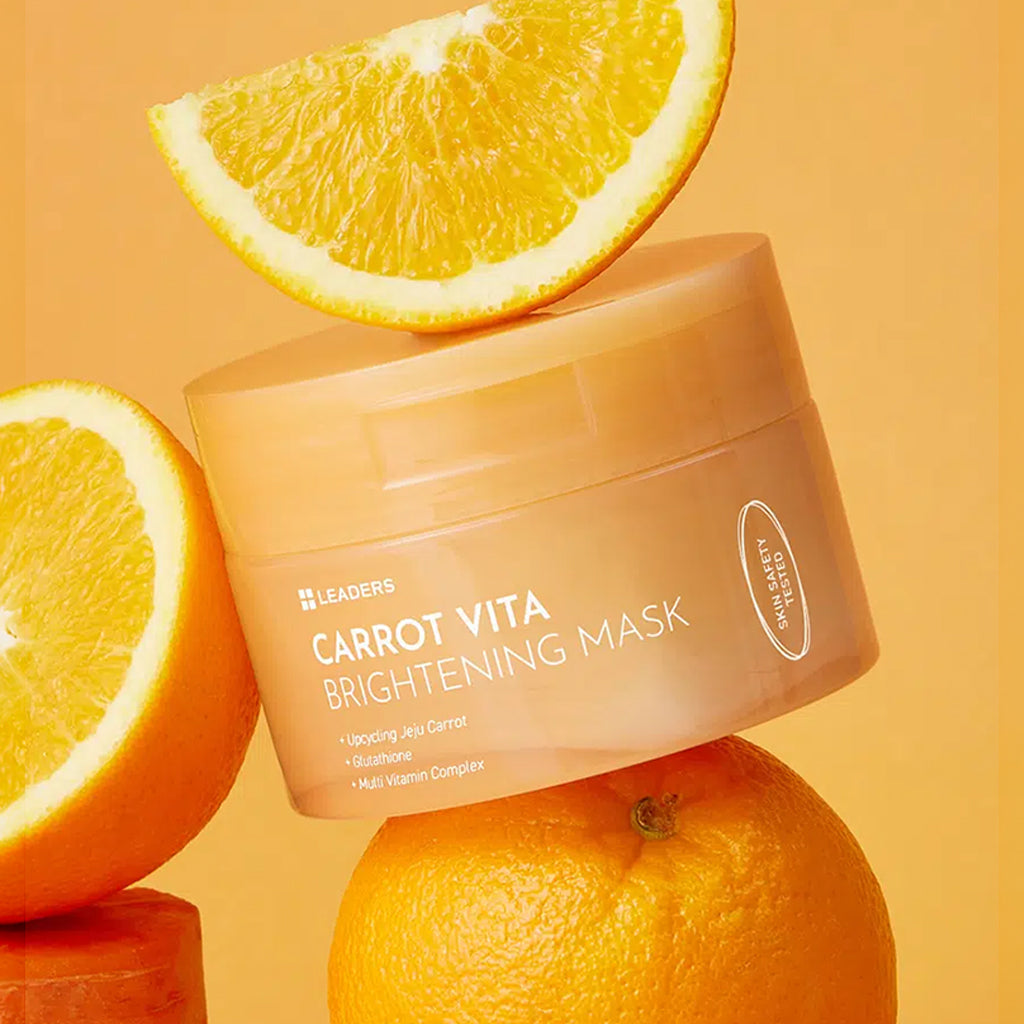 [DAISO] LEADERS Carrot Vita Radiance Mask - 1pack (160ml x 14ea)