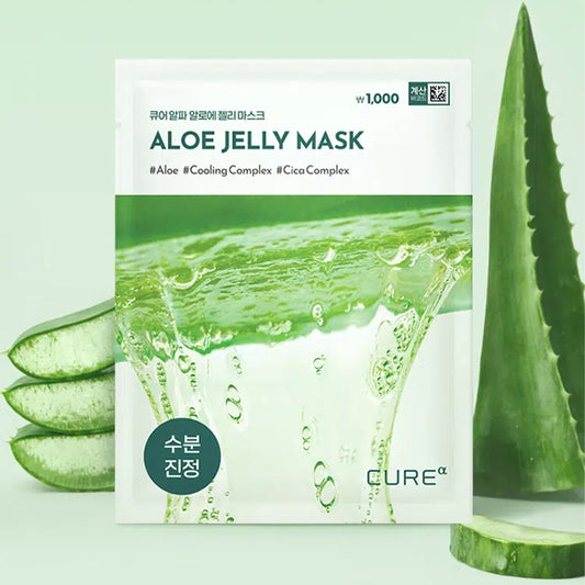 [DAISO] KJM ALOE Cure Alpha Aloe Jelly Mask - 1ea (27ml)