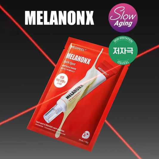[DAISO] MEDIPEEL Melanon X Dark Spot Ampoule Mask - 1ea (25ml)