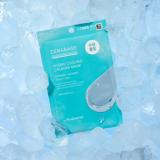 [DAISO] BY REALBARRIER Cerabase Hydro Cooling Calming Mask - 1ea (24ml)