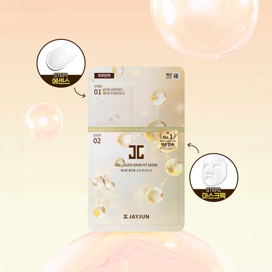 [DAISO] JAYJUN Collagen Skin Fit Mask - 1pack (2items)