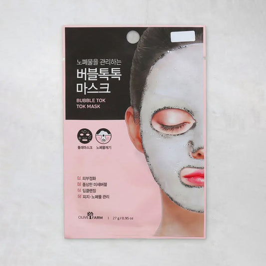 [DAISO] OLIVEFARM Bubble Tok Tok Mask - 1ea (22g)