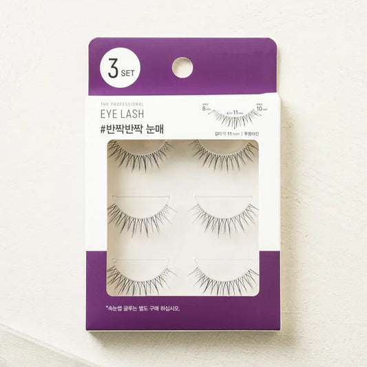 [DAISO] Volume Eyelashes #Twinkle Twinkle - 1pack (3set)