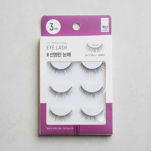 [DAISO] Daily Eyelashes #Defined - 1pack (3set)