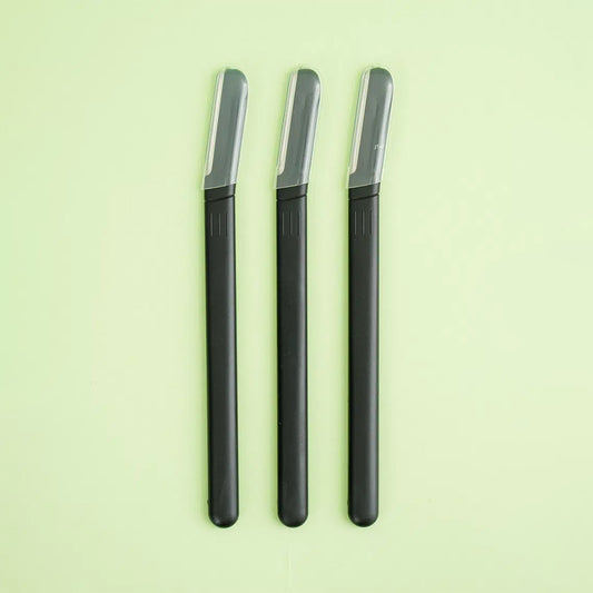 [DAISO] Large Straight Eyebrow Razor - 1pack (3pcs)