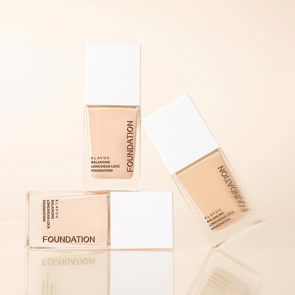 [DAISO] KLAVUU Balancing Longwear Lock Foundation (SPF50+ PA++++) - 25ml