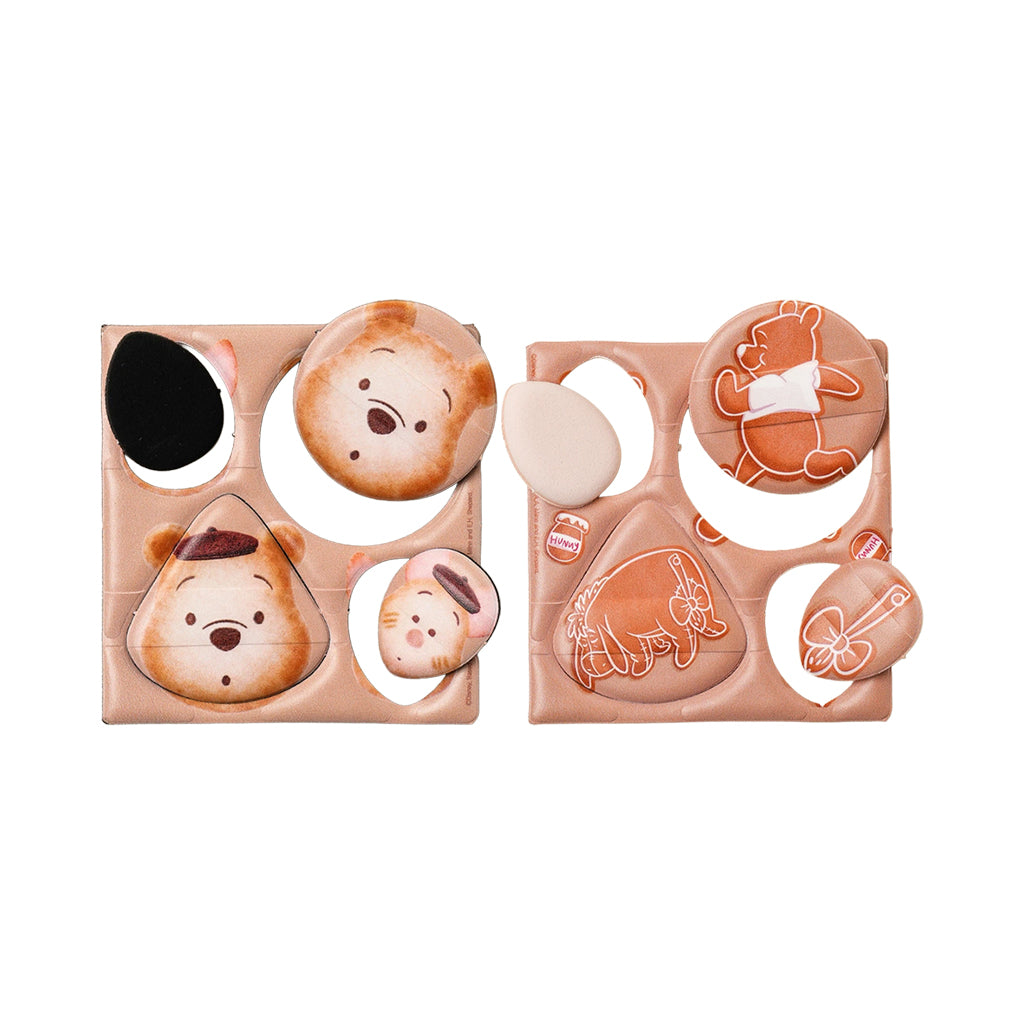 [DAISO] DISNEY Bakery Pooh Tear-Off Air Puff - 1pack (4ea)